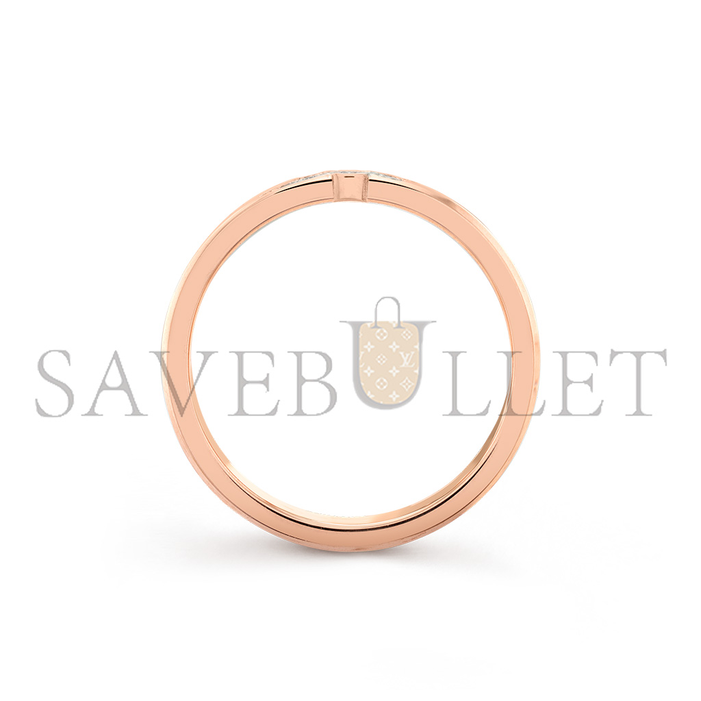 VAN CLEEF ARPELS TOUJOURS SIGNATURE ETOILES WEDDING BAND, 3 MM VCARP7RE00